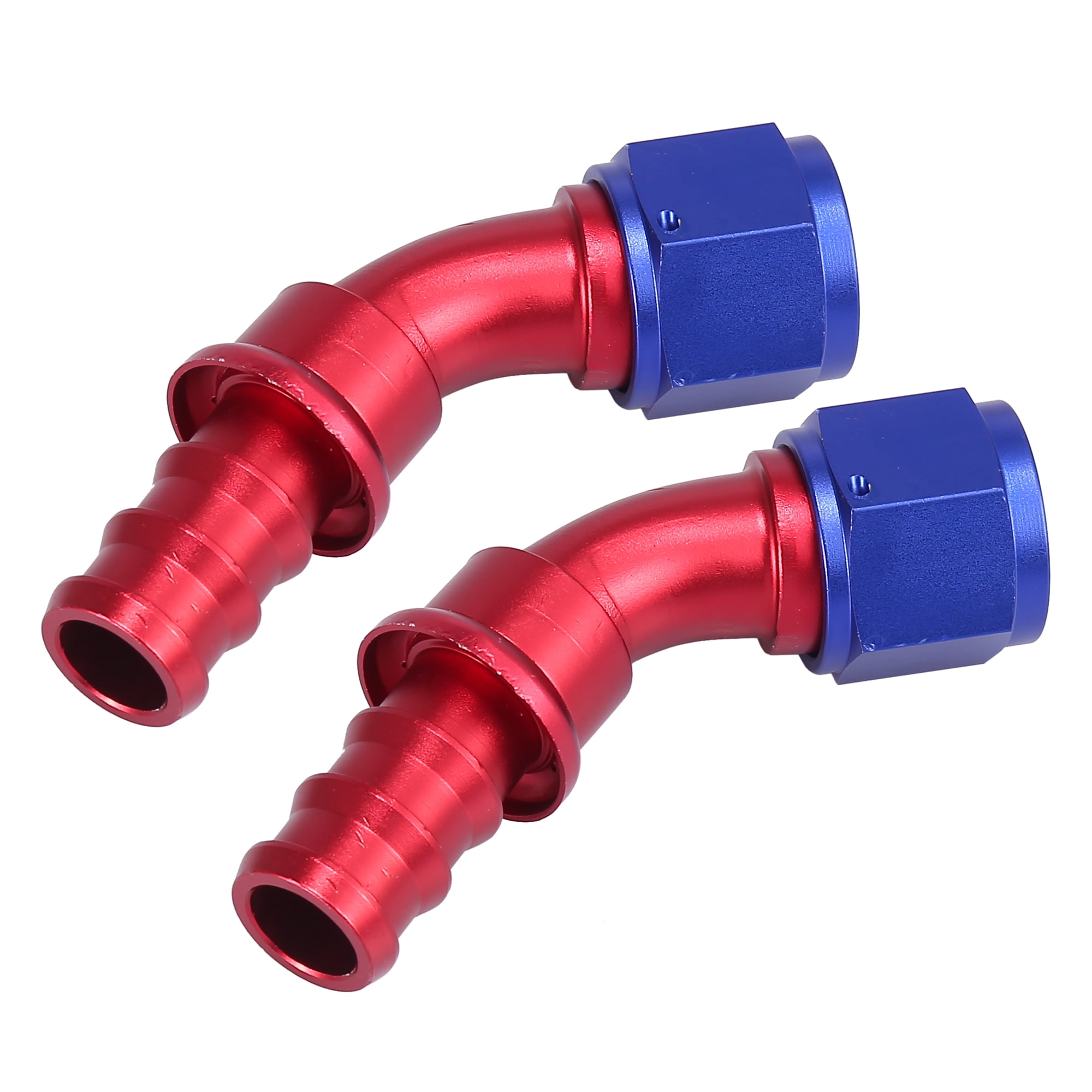 Push Lock Fuel AdlerSpeed AN4 90° Swivel Push Lock Hose Fitting - Red ...