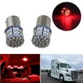 thumbnail image 1 of 2pcs Red Interior 1156 LED 50SMD Dome Cab Light Bulb For Freightliner Cascadia, 1 of 6