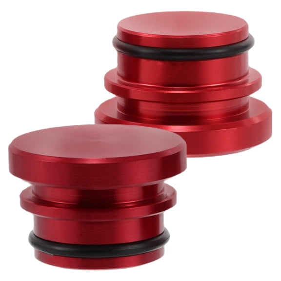 ibasenice 2-Pack Red Car Socket Lighter Plug Covers Automotive Accessories for Secure and Connection