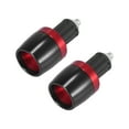 thumbnail image 1 of 2pcs Red Universal 18mm Motorcycle Handlebar End Caps Plug CNC Aluminum Alloy, 1 of 6
