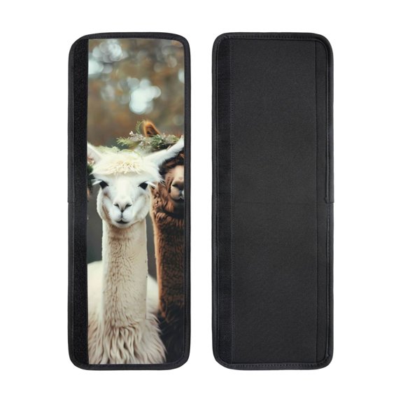 2pcs Refrigerator Door Handle Cover Kitchen Appliance Dishwashers Microwave Oven Cabinet Furniture Decor 5.1x15.7in Cute Llamas Alpacas Mysticism (2)