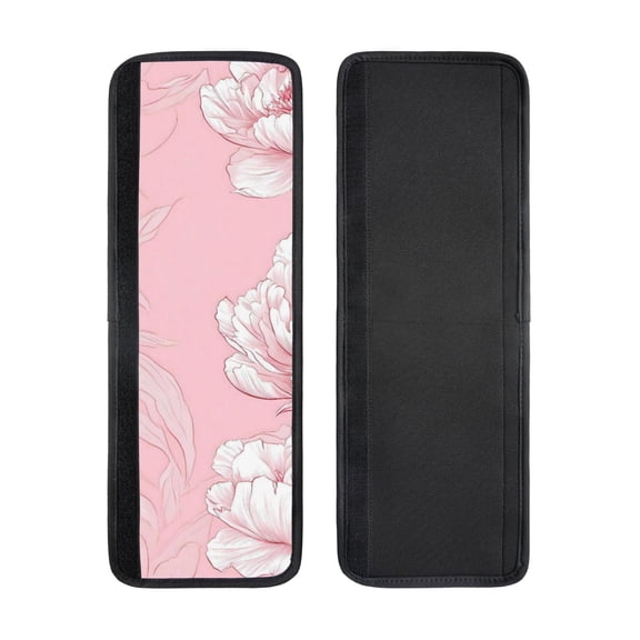 2pcs Refrigerator Door Handle Cover Kitchen Appliance Dishwashers Microwave Oven Cabinet Furniture Decor 5.1x15.7in Flowers (21)