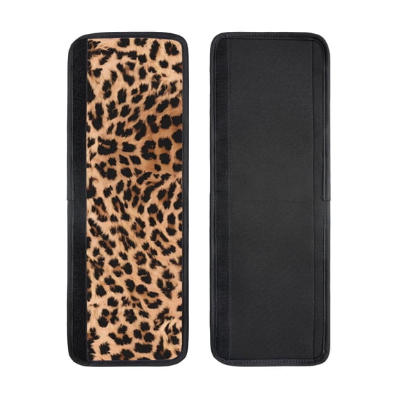 2pcs Refrigerator Door Handle Cover Kitchen Appliance Dishwashers Microwave Oven Cabinet Furniture Decor 5.1x15.7in Leopard Print Pattern