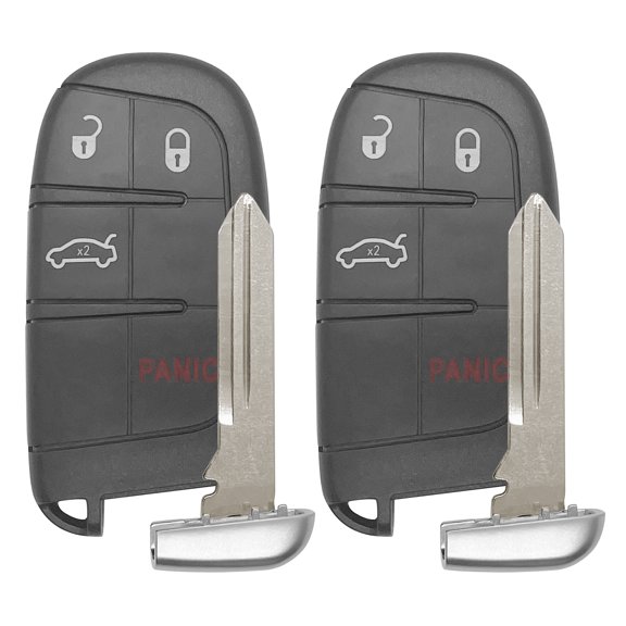 2pcs Replacement For 2019 -2021 Chrysler Dodge 4A Remote Key Fob M3M-40821302 68155686 AB