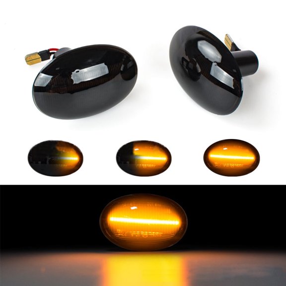 2pcs Replacement LED Side Repeater Light For BMW MINI Cooper R56 R57 R58 R59