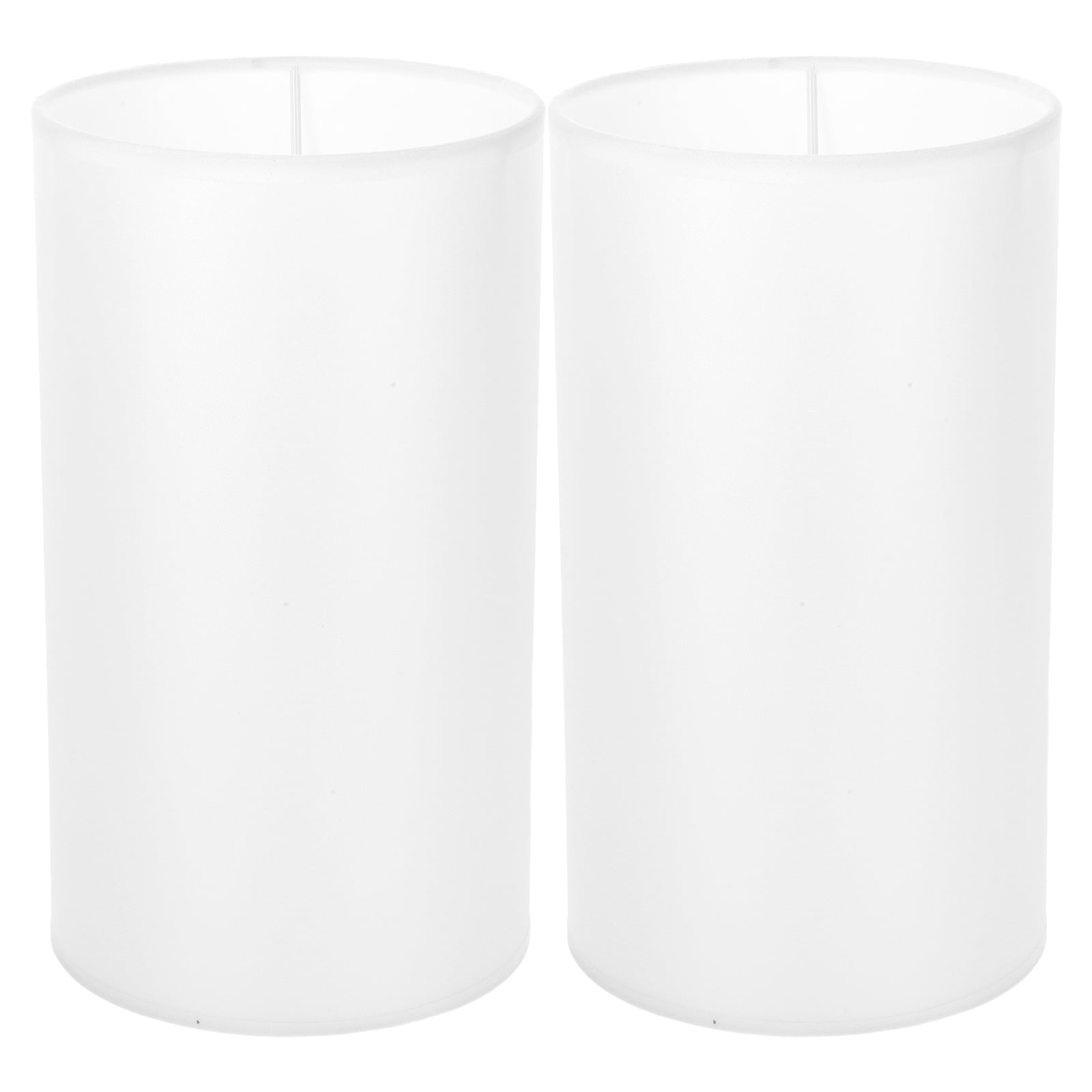 2pcs Replacement Lampshade Cloth Cylinder Lampshade for Table Lamp