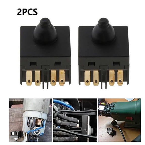 2pcs Replacement Push Button Switch For Angle Grinder GWS6-100 Polis DbAPUKY WL