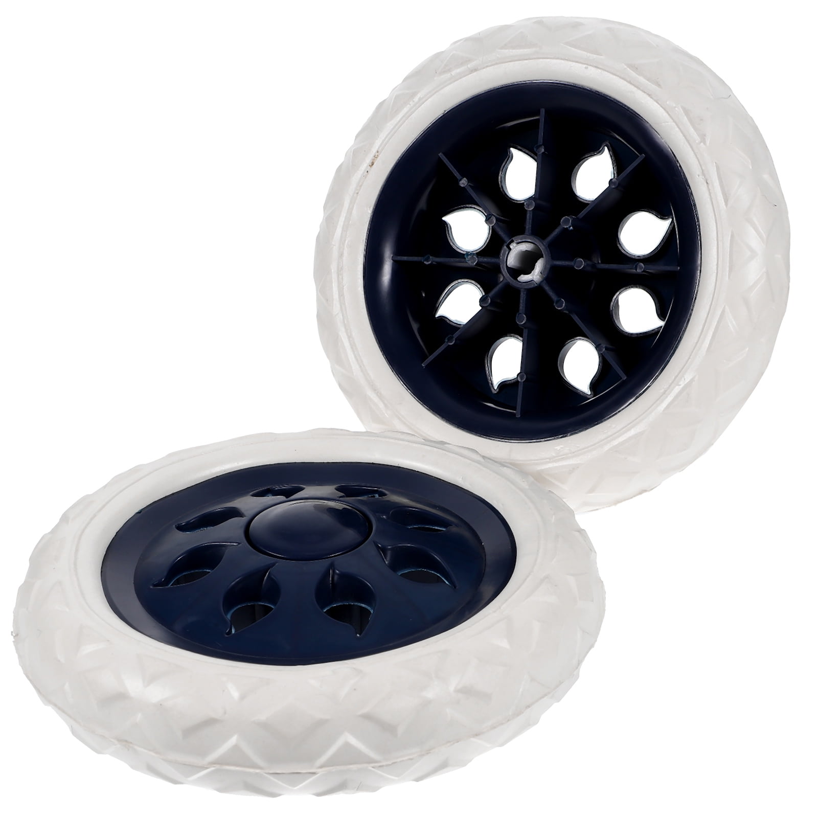 2pcs Replacement Shopping Cart Wheels Trolley Casters Grocery Cart