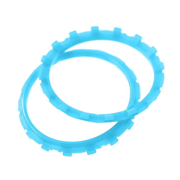 2pcs Replacement Thumbstick Accent Rings Plastic Game Controller Handle Joysticks Accent Rings for Gaming Accessory