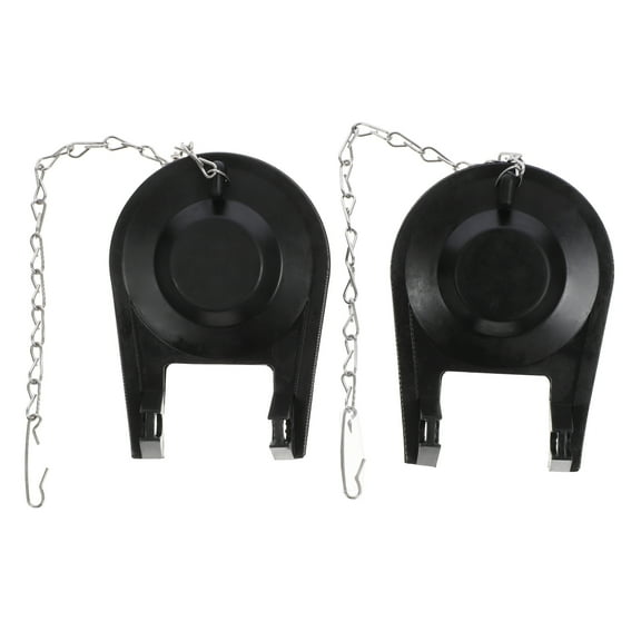 WEAVILUX Toilet Repair Kit Inside Tank Universal PVC 2Pcs