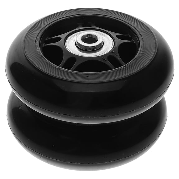 2pcs Replacement Wheels For Suitcases Universal Swivel Caster Wheels Rubber Metal Luggage Wheels Replacement Kit Silent Suitcase Wheels Repair Parts