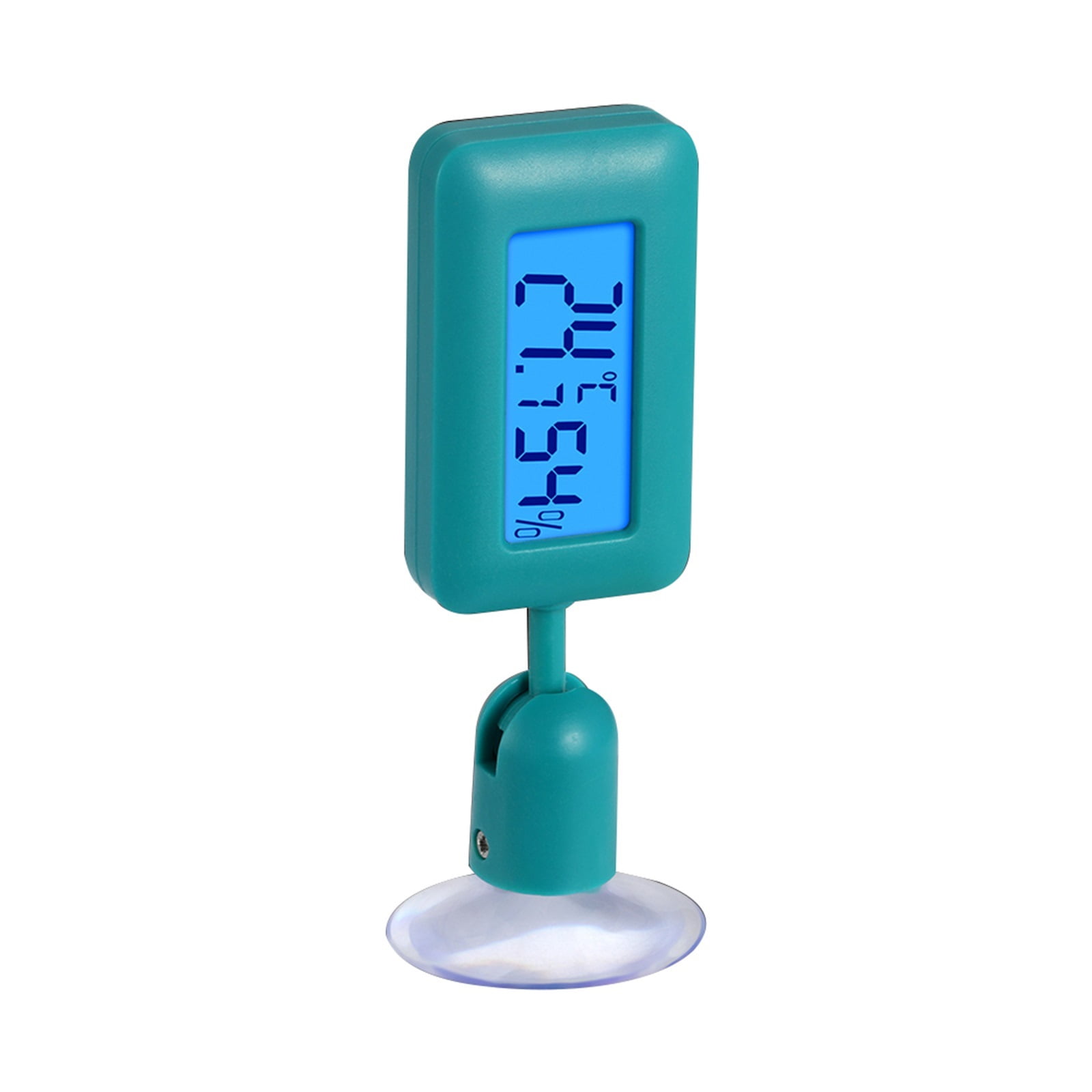 2pcs Reptile Thermometer Hygrometer with Suction Digital Aquarium Hygro-Therm Reptier Accessoires ,Simple Operation