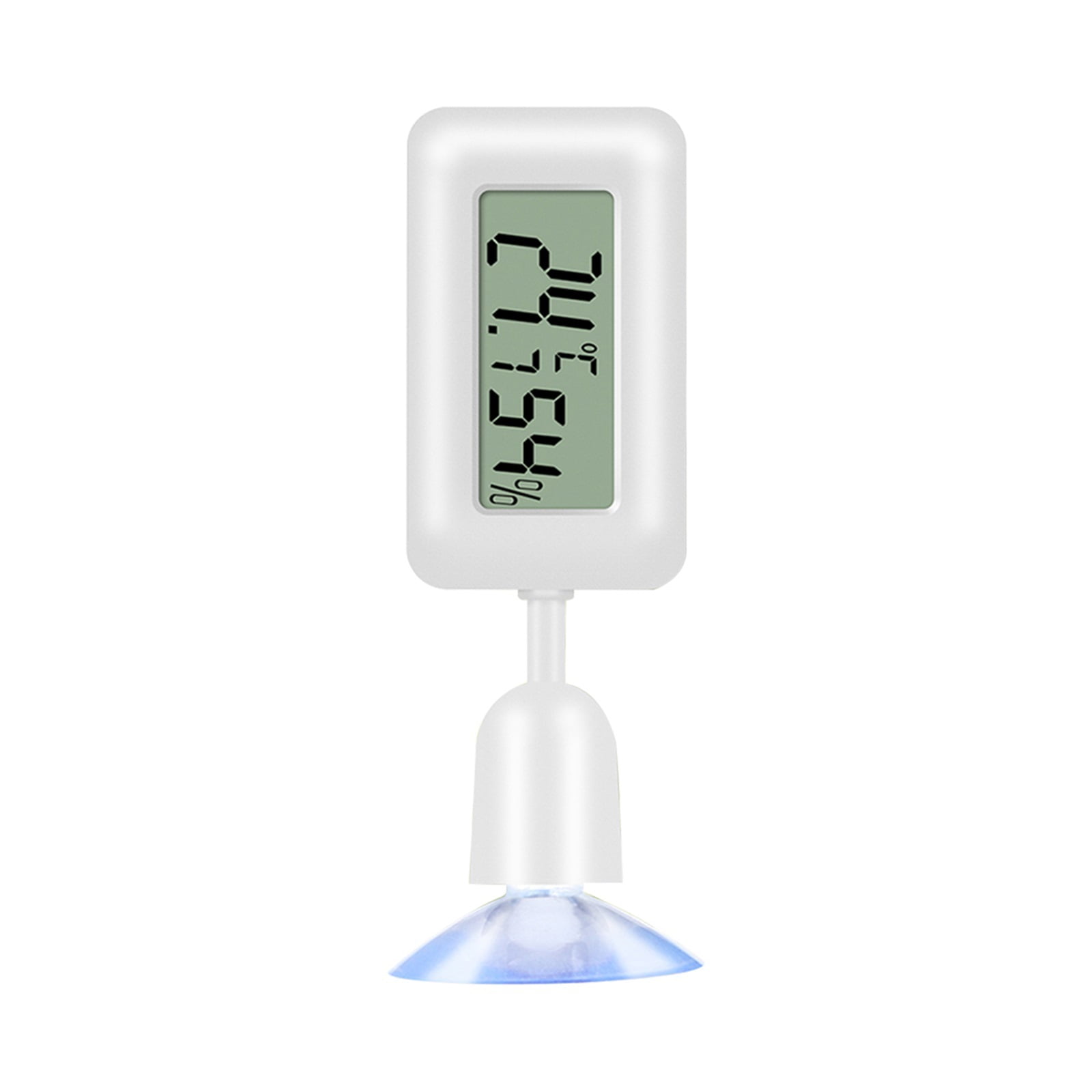 2pcs Reptile Thermometer Hygrometer with Suction Digital Aquarium Hygro-Therm Reptier Accessoires ,Simple Operation