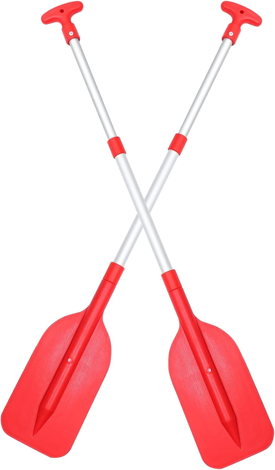 2pcs Retractable Paddle Kayaking Paddles Peddle Boats Paddles Telescoping Boat Oar Paddle Boards