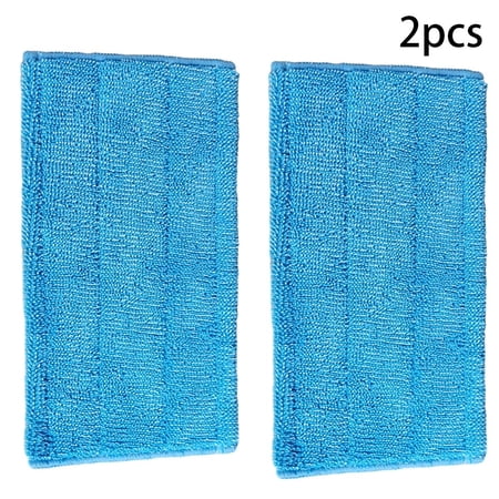 2pcs Reusable Microfiber Mop Pads Kit for Swiffer Wet Jet Pads for Wet and Dry Sweeping