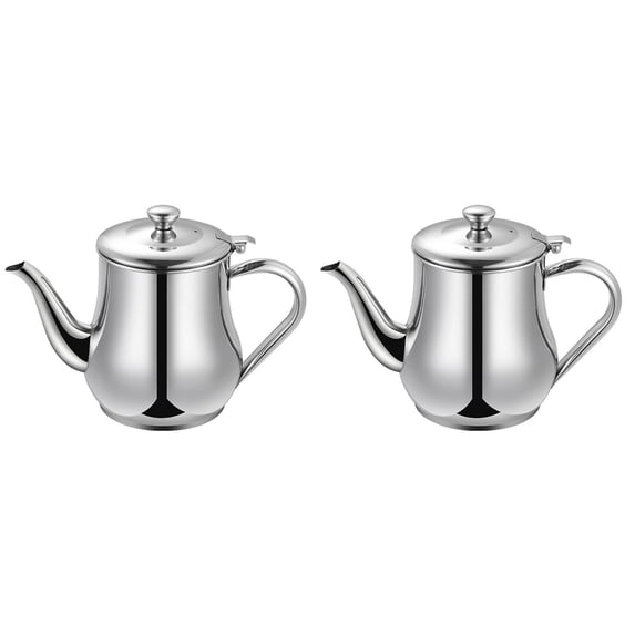 2pcs Reusable Oil Pot Oil Strainer Container Oil Strainer Pot Bacon Grease Container for Oil