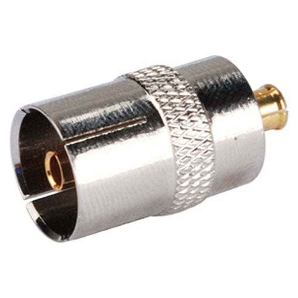 2pcs Rf Terminal Copper Alloy Connector Dvbt Tvtuner Antenna Adapter