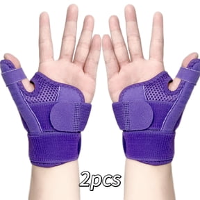 2 Pack Adjustable Thumb & Wrist Support Braces - Breathable Fabric, Straps for Fit, Ergonomic Design for Sports, Daily Use, Daily Wrist Support | Functional Wristwear