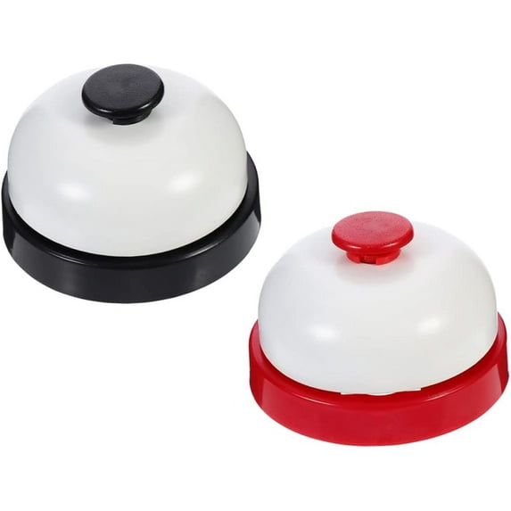 2pcs Ring The Bell Phone Ring Light Bell Customer Service Pet Training Bell Cheering Loud Call Bell Hand Press Bell Service Bell Call Bell Ring Plastic, Stainless Steel Front Desk