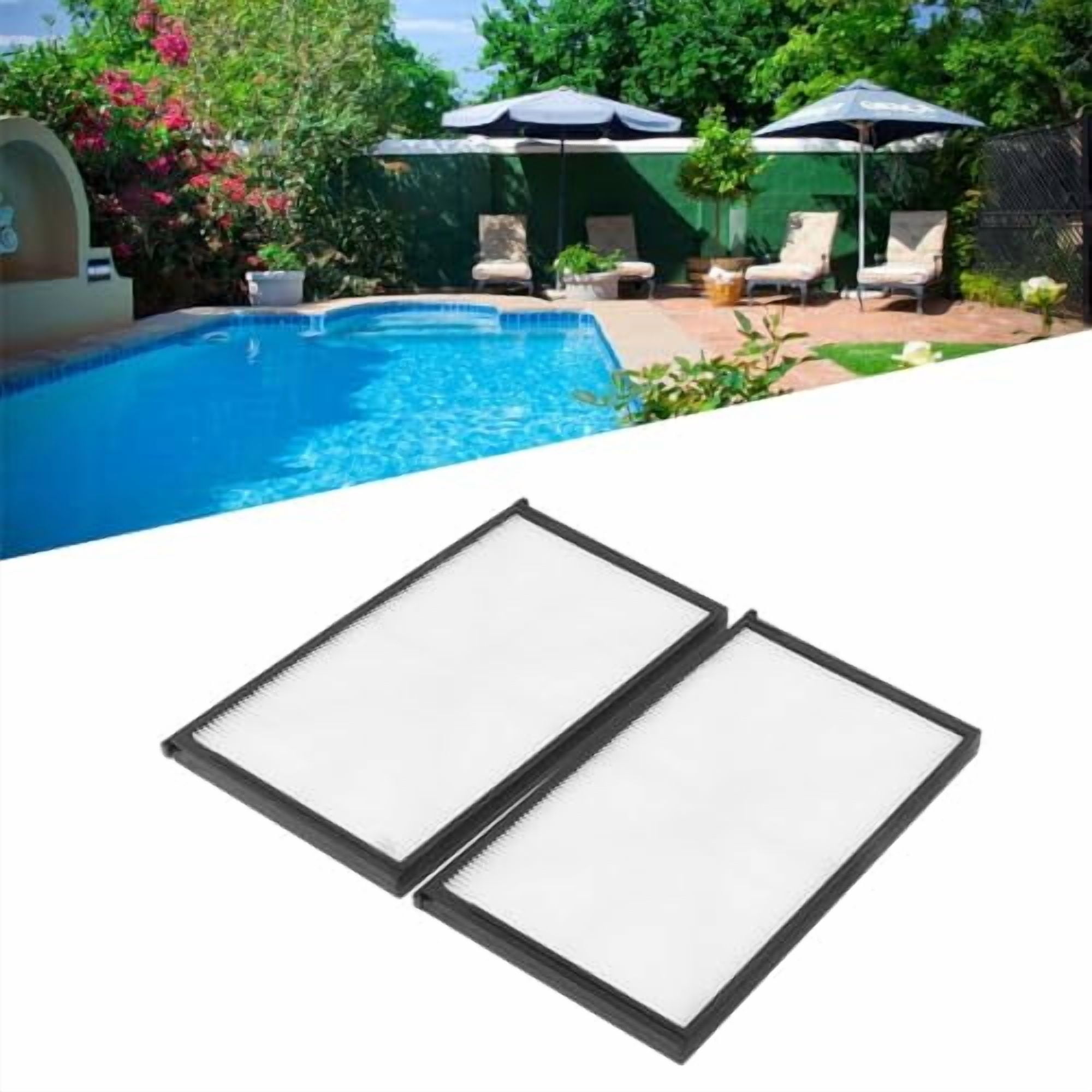2pcs Robotic Pool Cleaner Filter Cartridge for TigerShark RCX70101, Activated Carbon High Efficiency Pool Replacement Filter Panel