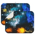 thumbnail image 1 of 2pcs Rocket Themed Dish Drying Mat Super Absorbent Microfiber Pad Foldable Compact for Sci-Fi Fans, 1 of 4