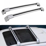 2pcs Roof Rack Cross Bars Fit for Mazda CX-9 CX9 2017-2025 Aluminum Crossbars with Anti Theft Lock for Rooftop Silver