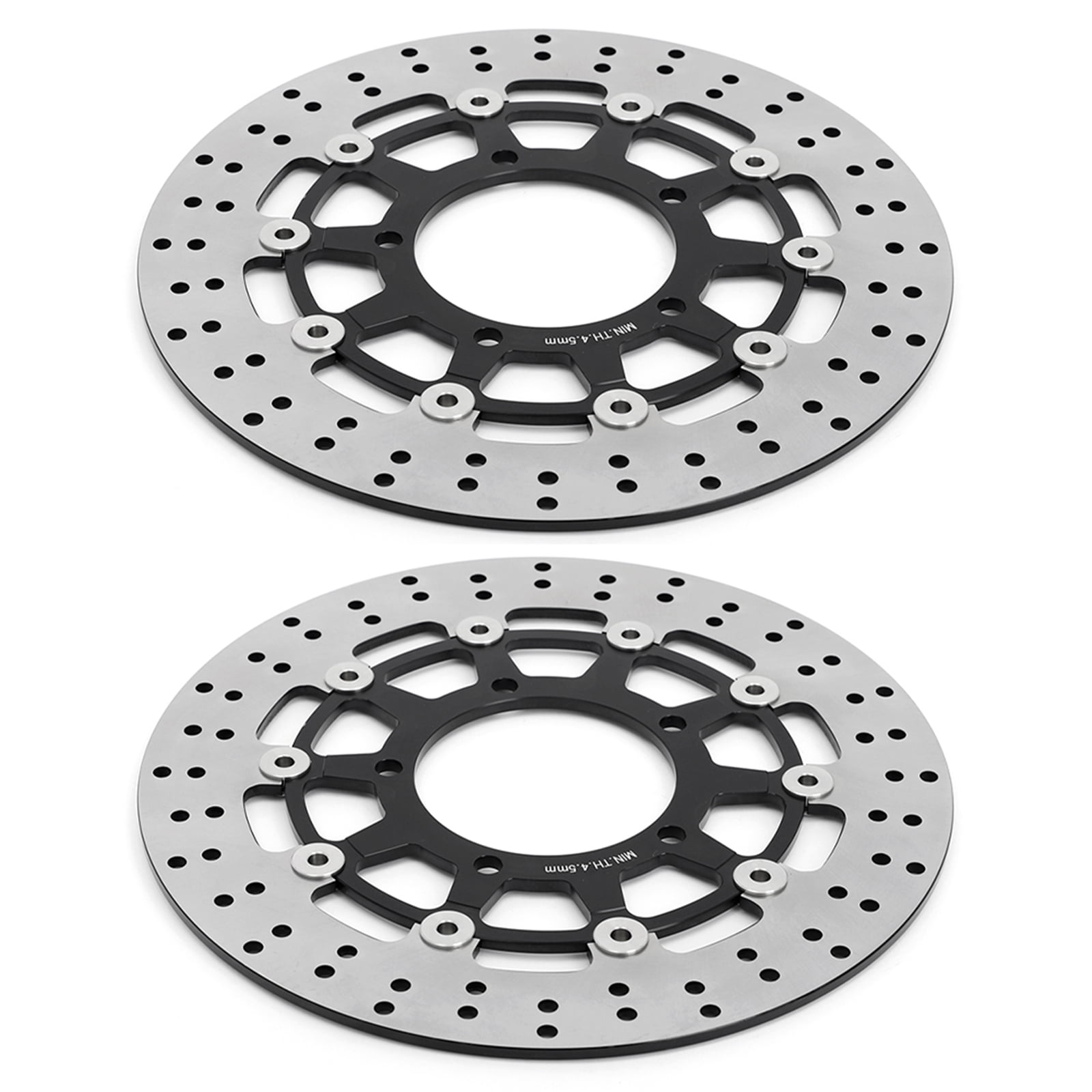 Round New Front Brake Dscs Rotors + Brake Pads for SUZUK GSXR