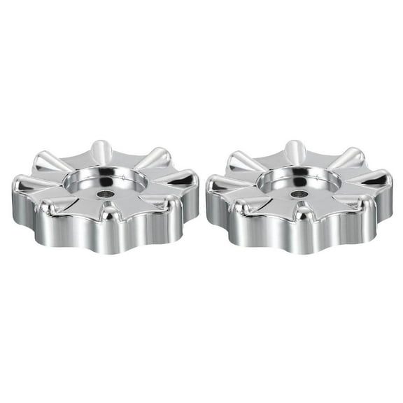 2pcs Round Wheel Handle Faucet Handles Manifold Gauges Knob Plastic