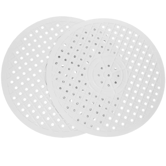 2-Pack Round Rubber Sink Dish Drying Mats, Kitchen Sink Protector Pads, Draining Mats 1.79x11.79x0.08 inches