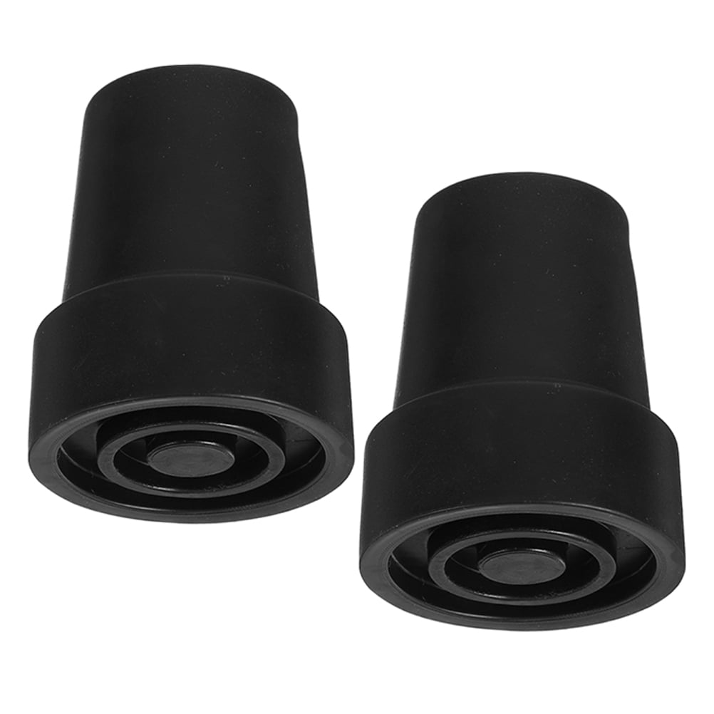 2pcs Rubber Cane Tips Replacement Cane Tips Heavy Duty Walking Canes Tips Rubber Feet Tip Ends For Seniors Walking Stick Cane Crutch for 19 mm Diameter