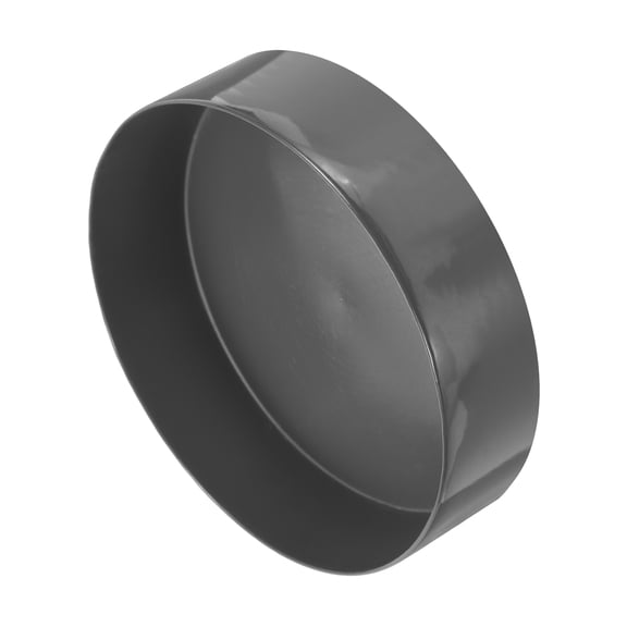 2pcs Rubber End Caps 200mm(7 7/8 inch) ID Vinyl Round Tube Bolt Cap Cover Screw Thread Protectors Dark Grey