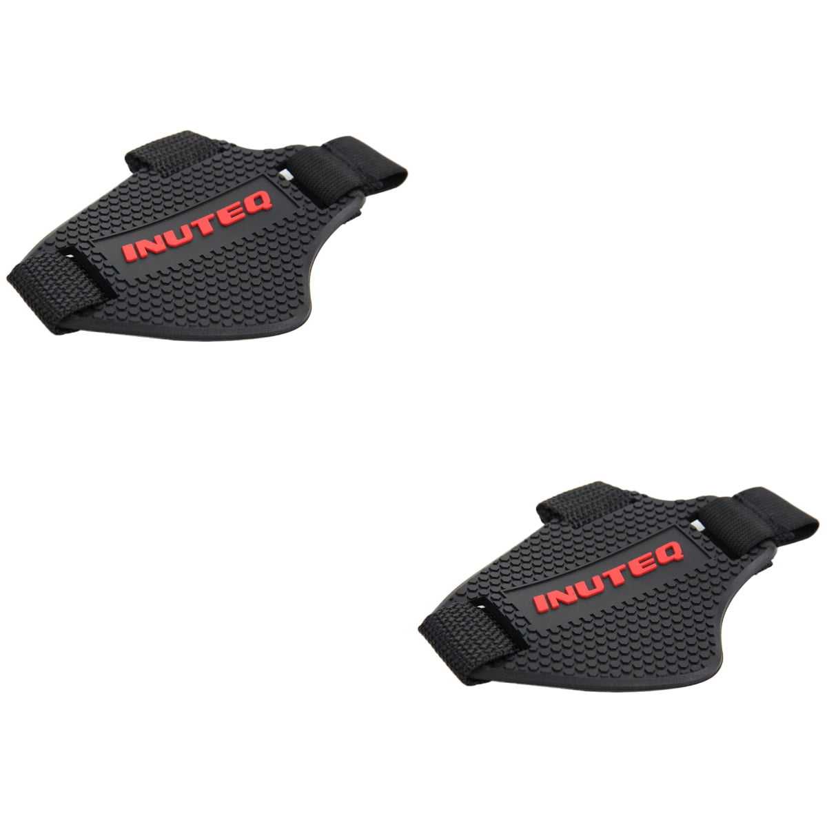 2pcs Rubber Motocross Pad Motorcycle Gear Shifter Shoe Boots Protector Protector Motorbike Boot Cover (Black+Red)