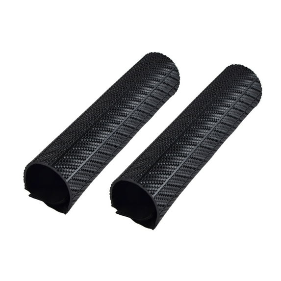 2pcs Rubber Motorcycle Front Fork Cover Gaiters - Boot Shock Protector Guard FIts 24cm