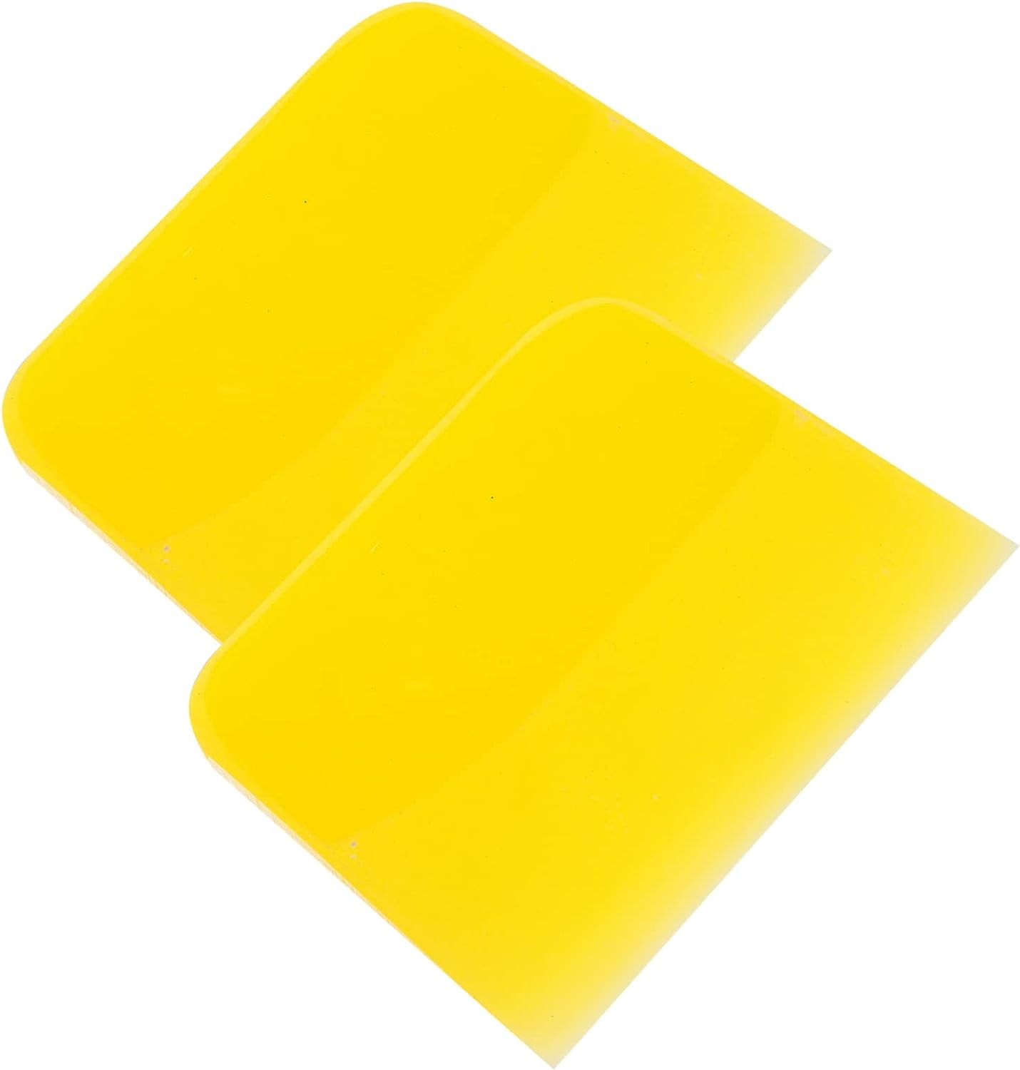 2pcs Rubber Scraping Plate Plastic Scraper Blades Sticker Labels Wallpaper Smoothing Tool Wallcovering Smoothing Tool Squeegee Applicator Tool Porcelain Decal Scraping Tool Rubber