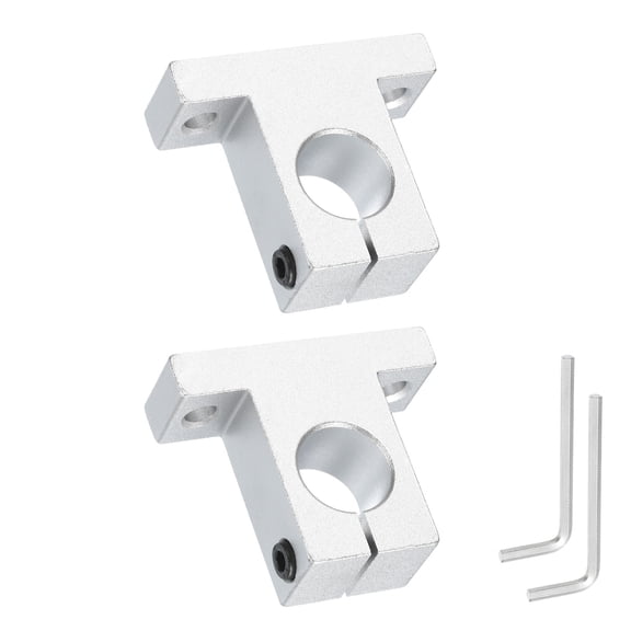 2pcs SK20 Aluminum Linear Motion Rail Clamping Rod for 20mm Diameter Shafts