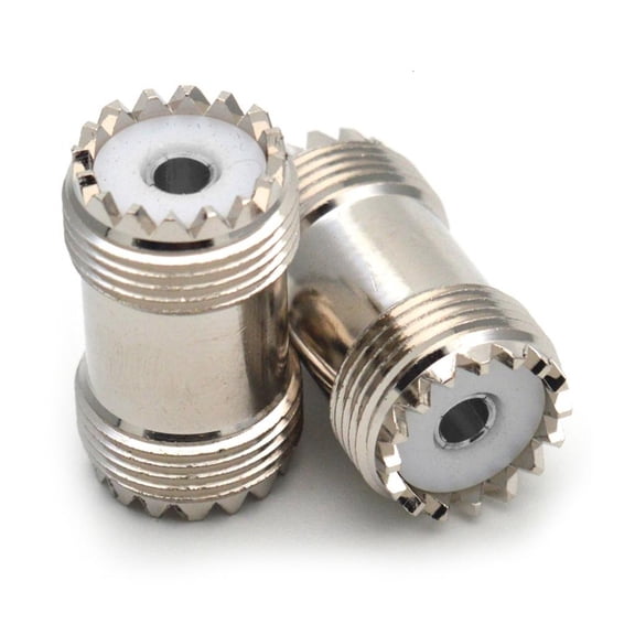 2pcs SL16 UHF SO-239 PL-259 to UHF Female UHF SO239 PL259 Female Connector Adapter Converter by LUVNIMB