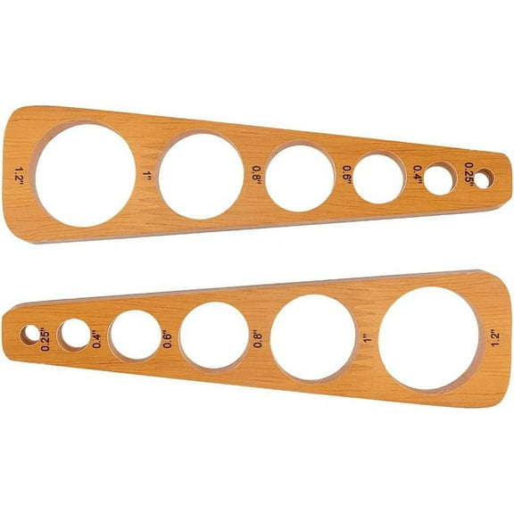 2pcs Safety Eye Tool for Amigurumi Wood Safety Eyes Insertion Tool Auxiliary Tool for Attaching Safety Eyes Washers Craft Eyes Tool for Crochet Stuffed Animal Eyes 6/10/15/20/25/30mm