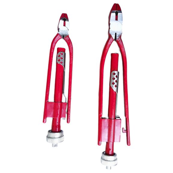 2pcs Safety Wire Twisting Plier,Metal Twisting Tool,Lock Twister Safety Plier for Auto Industry Aircraft 6/9inch