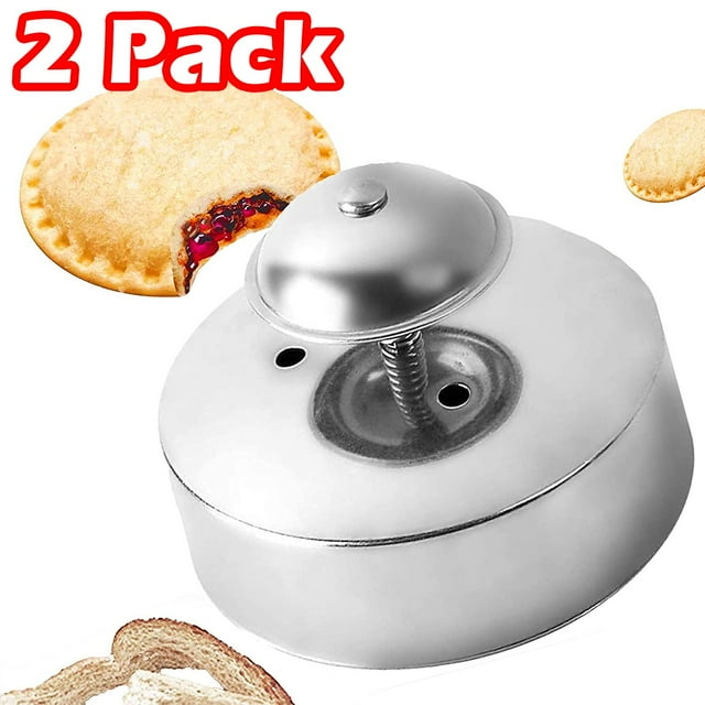 2pcs Sandwich Sealer, Sandwich Cutter and Sealer, FoodGrade 304