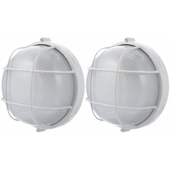 2pcs Sauna Room Explosion-Proof Lamp, Waterproof Grid Bulkhead Ceiling Light for Sauna Steam Room, Anti-High Temperature Proof Round Pools Hot Tubs Lamp$$Tools & Hardware Other