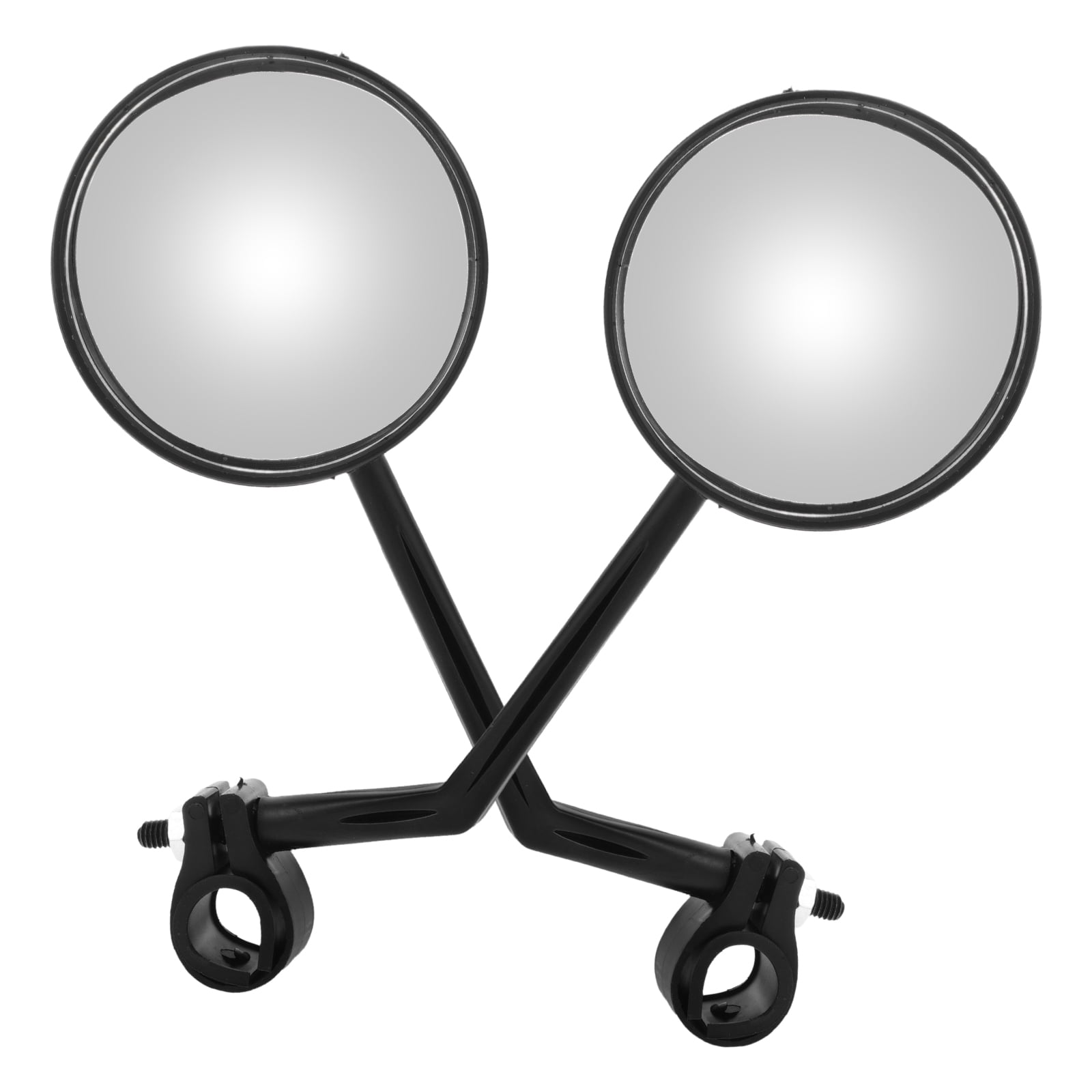 2pcs Scooter Rear View Mirror Replacement Modified Scooter Rearview Mirrors Multi-Use Rear View Mirror Convenient Rear View Mirror Scooter Bar End Mirrors For Safety