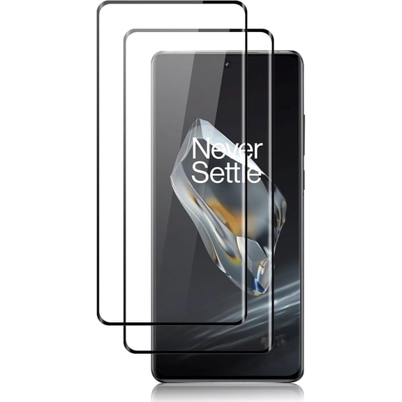 2pcs Screen Protector for OnePlus 12 Tempered Glass [Fingerprint Unlock] [Anti-Scratch] [9H Hardness] [HD] [No Bubbles] Protector Film for OnePlus 12 5G Screen Protector