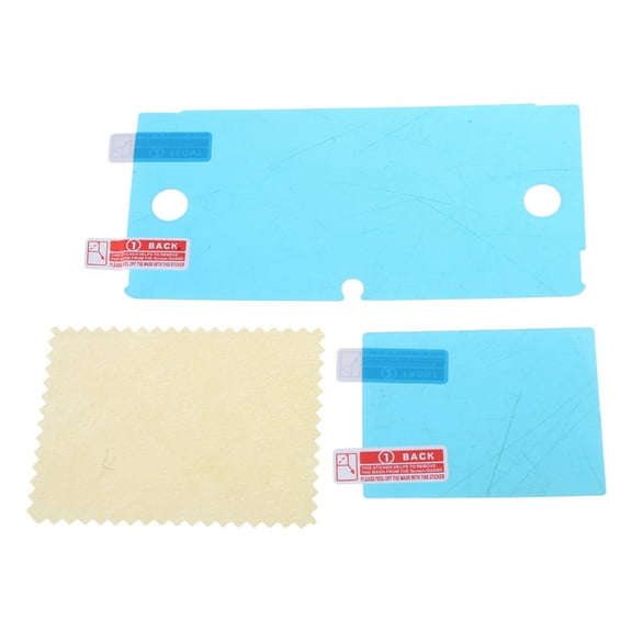 2pcs Screen Protector for 3DS Game Console Explosionproof Protective Film Scratchproof Full Coverage Film Shatterproof