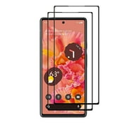 2pcs Screen Protector for Google Pixel 6 , Full Coverage Anti-scrtach Screen Tempered Glass