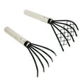 thumbnail image 1 of WHAMVOX Clam Rake with Durable Iron Handle for Outdoor Use Efficient and Productive Gardening Tool 5 Tine, 1 of 8