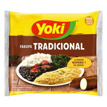 2pcs Seasoned Cassava Flour - Farofa de Mandioca Pronta - - 17.6 oz (500g) - GLUTEN-FREE