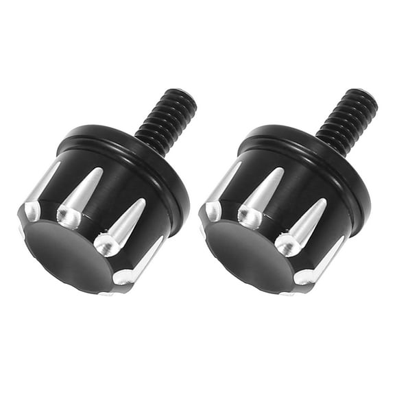 2pcs Seat Bolt Tab Screw Quick Mount Cap Knob for Harley Davidson Road King Softail 1996-2020