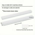 thumbnail image 1 of 2pcs Self Adhesive Slide Rails, Storage Box Rails, Upgrade Your Drawers With Telescopic Rail Accessories - DIY Drawer Rails, 1 of 8