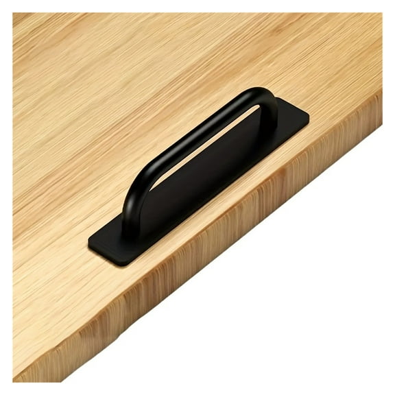 2pcs Self-Stick Instant Cabinet Drawer Handles Pulls Stainless Steel Adhesive Door Handles