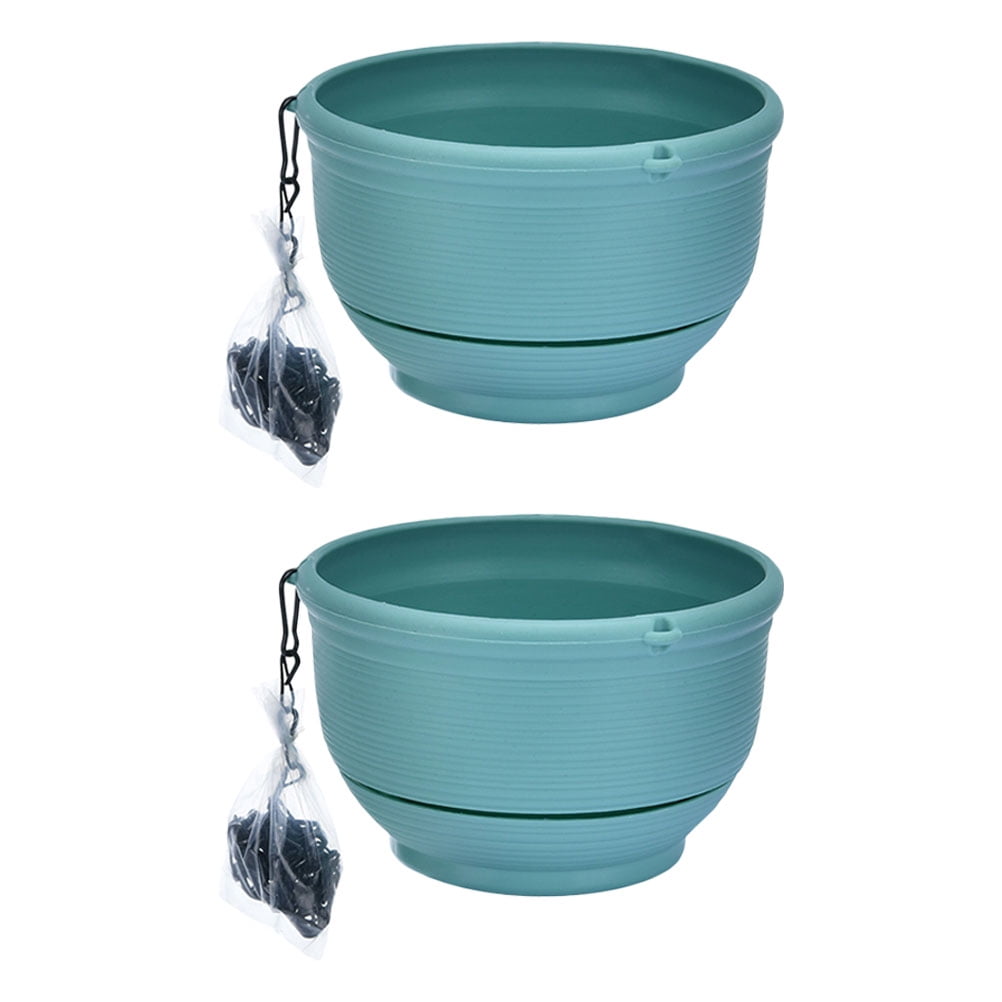 2pcs Self Watering Planter Pots African Violet Pots Decorative Planter